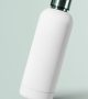 White reusable water bottle